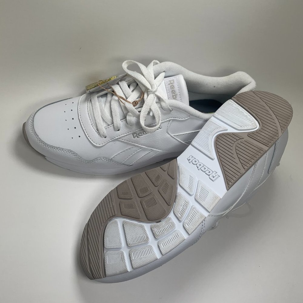 Reebok Royal Glide White Trainers with Comfort Footbed - Size US 9.5 - Picture 13 of 16